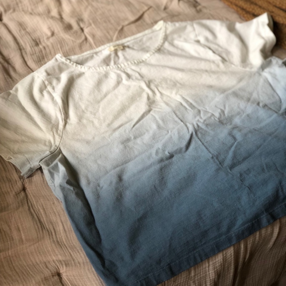 Madewell Blue/White Fade Top